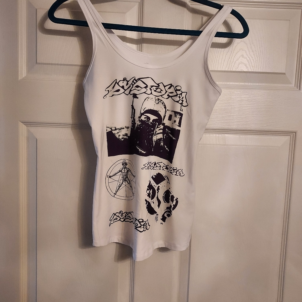 Slipknot tank top ribbed numetal deftones tool slipknot mall goth 90s rock - Picture 15 of 16